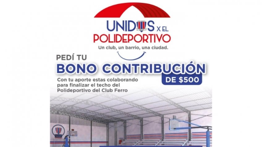 Ferro lanzó la campaña "Unidos X El Polideportivo"